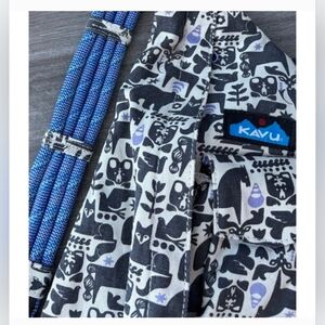 KAVU Rope Bag, Cozy Critters (Purple/Black/White) NWOT *FIRM*